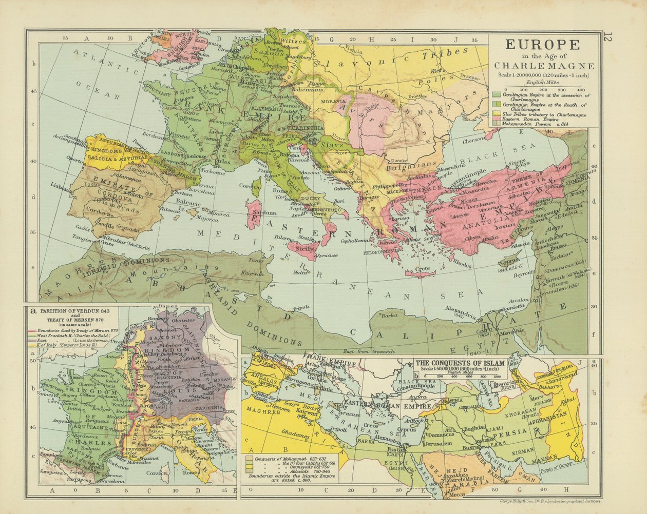 Europe in the Age of Charlemagne by English School
