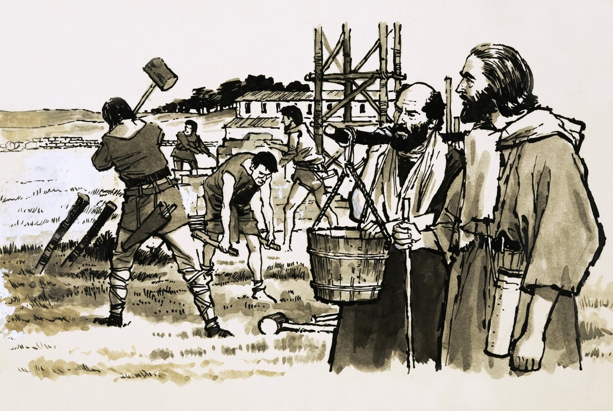 Excavations reveal a very early monastery at Glastonbury by English School