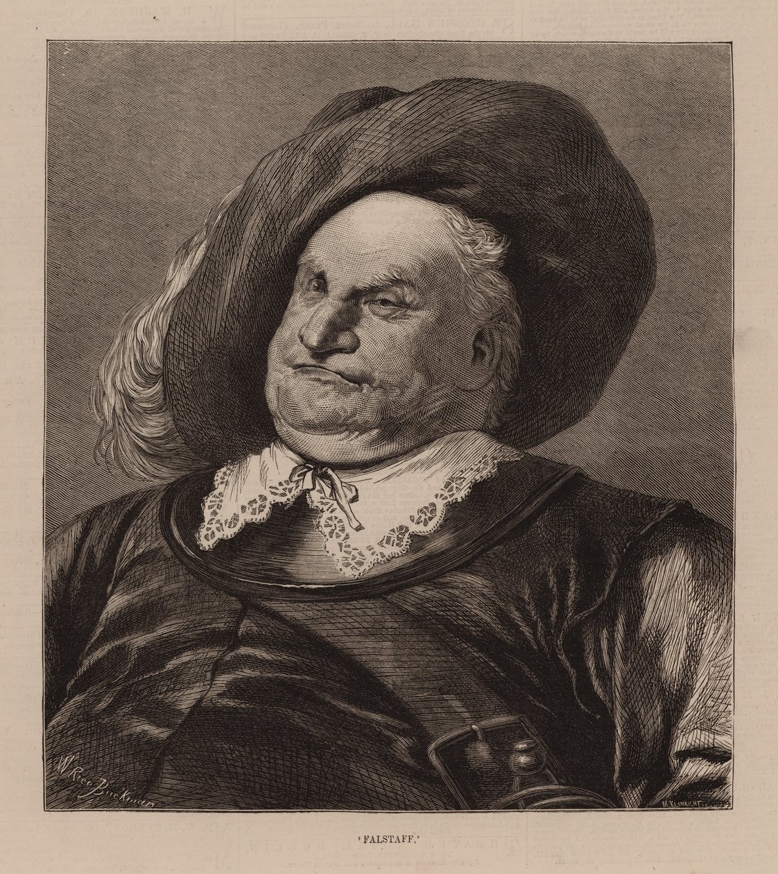 Falstaff by English School