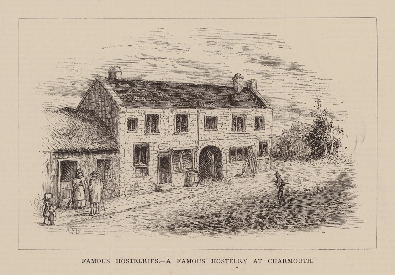 A Famous Hostelry at Charmouth by English School