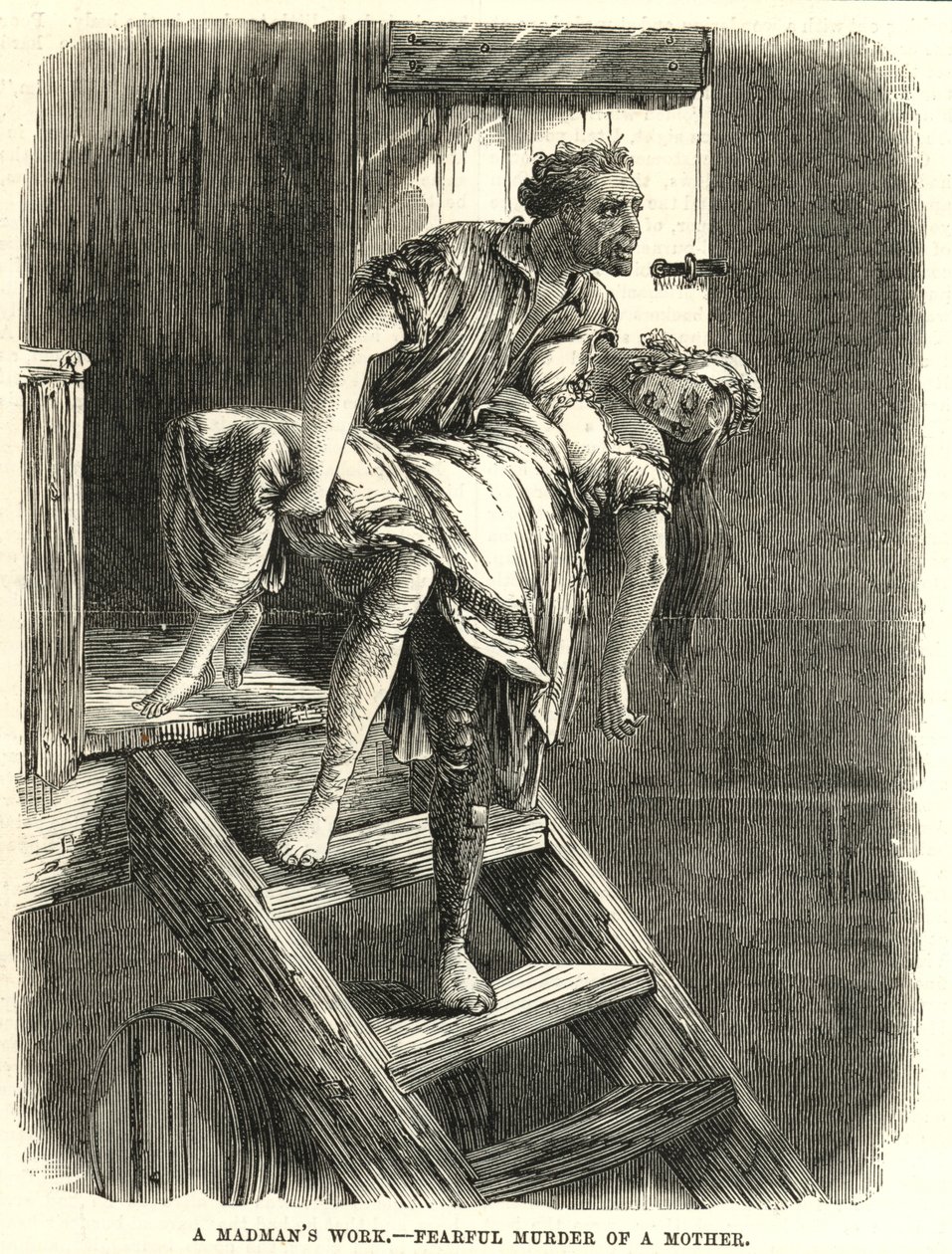 Fearful Murder of a Mother by English School