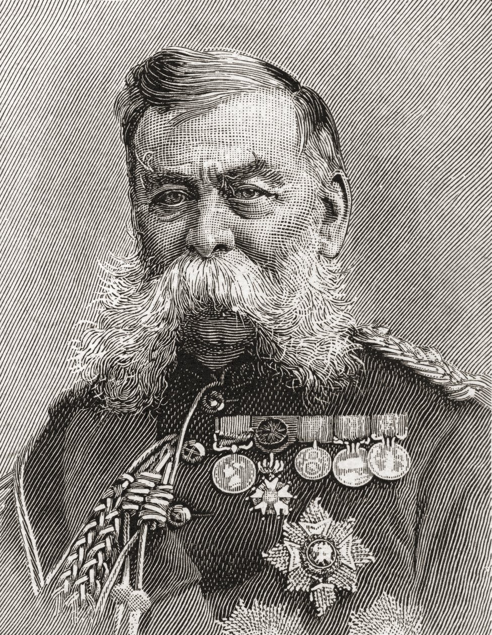 Field Marshal Sir John Linthorn Arabin Simmons by English School