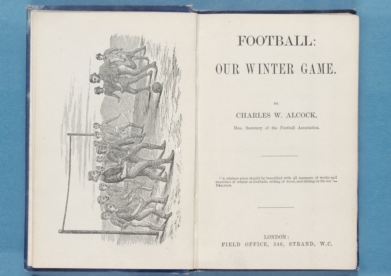 Frontispiece from Football: Our Winter Game, by Charles W. Alcock, 1874 by English School