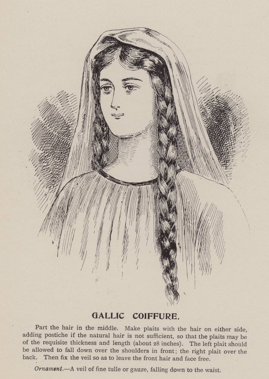 Gallic Coiffure by English School