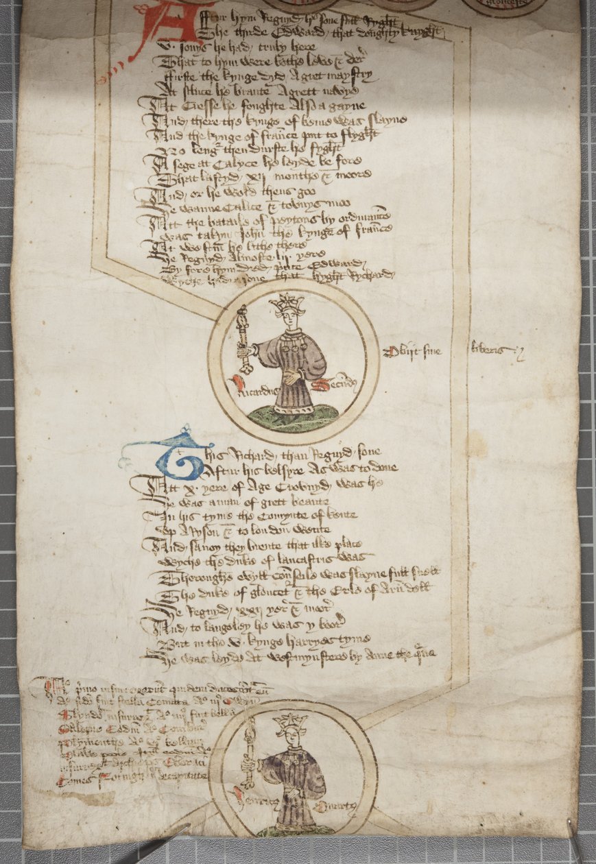 Genealogical Roll of the Kings of England, c.1440-79 by English School