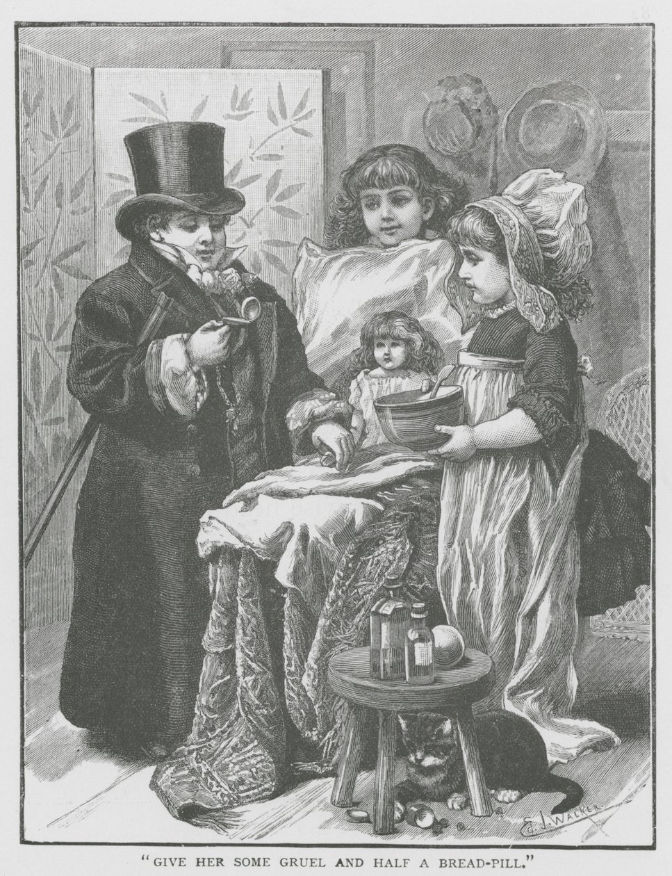 Give Her Some Gruel and Half a Bread-Pill by English School