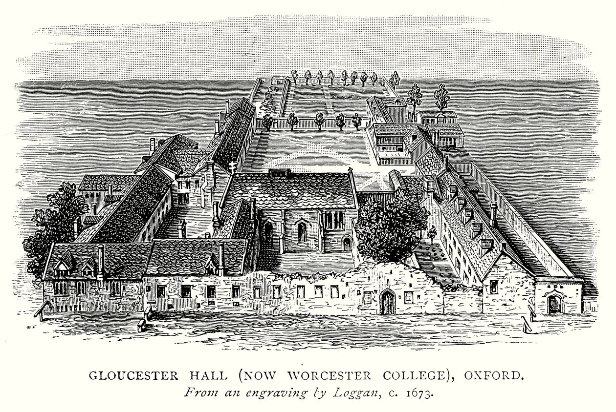 Gloucester Hall (now Worcester College), Oxford by English School