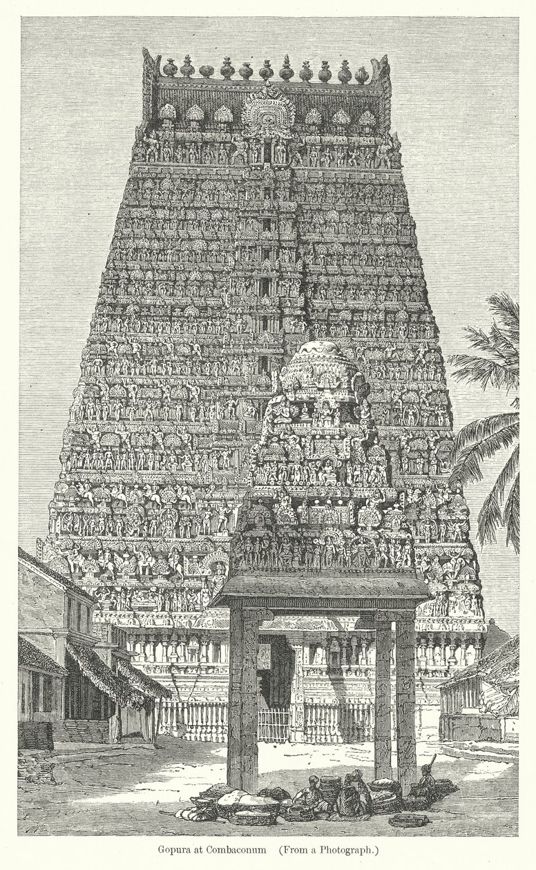 Gopura at Combaconum by English School