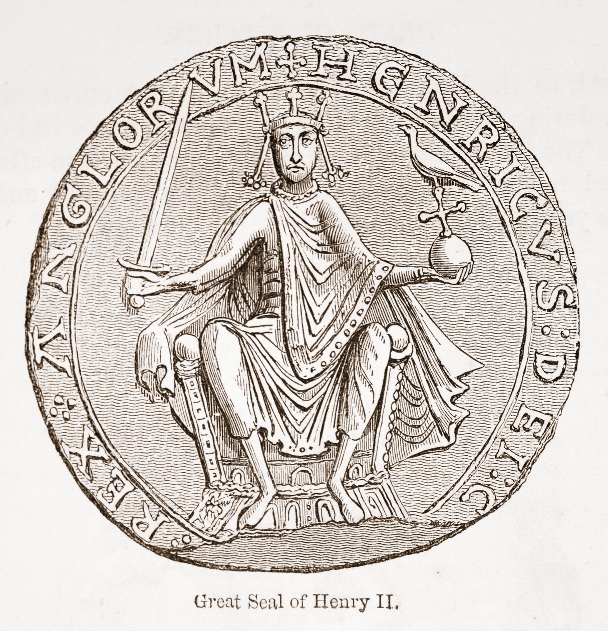 Great Seal of Henry II by English School