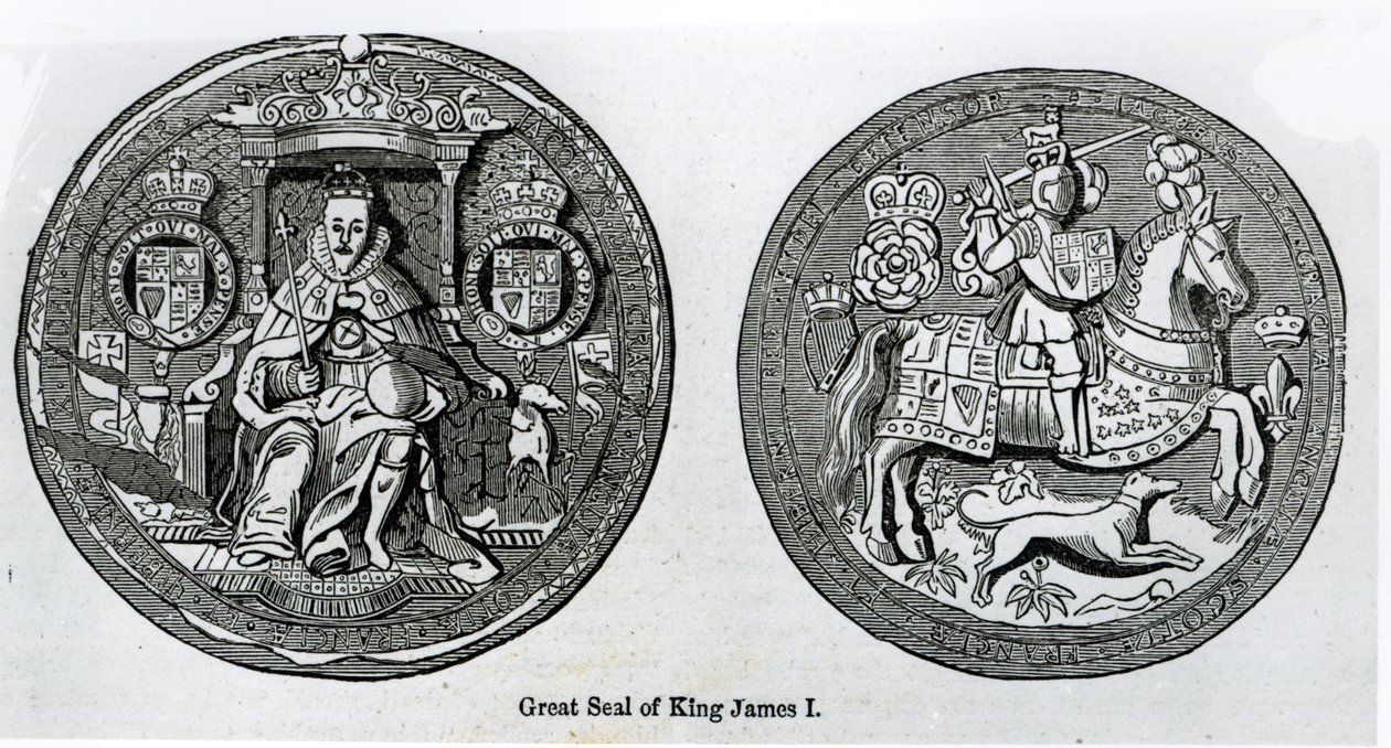 Great Seal of James I (1566-1625) by English School