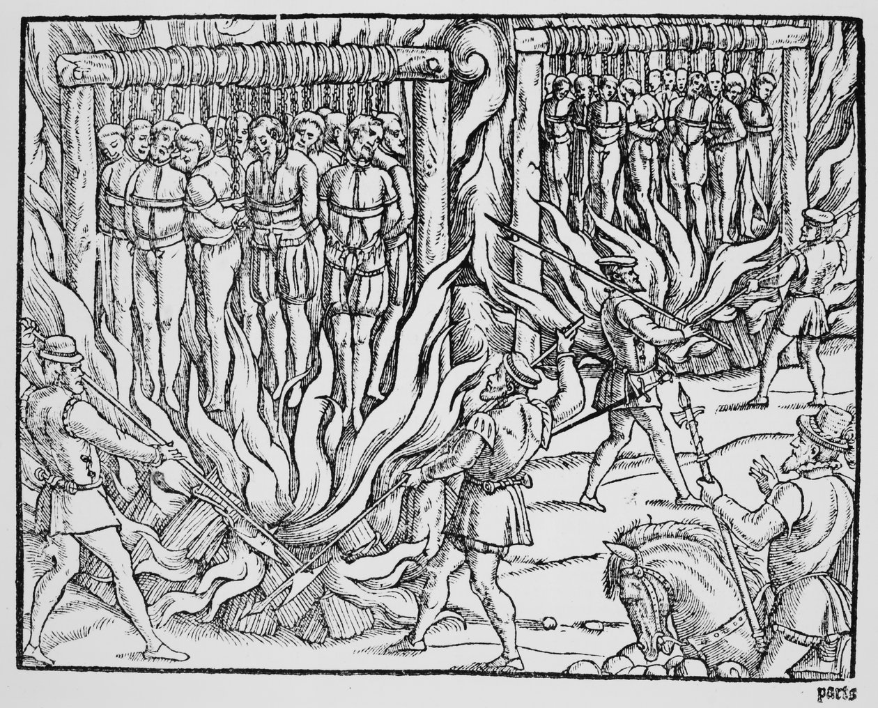 Hanging and Burning of Diverse Persons in the First Year of the Reign of Henry V by English School