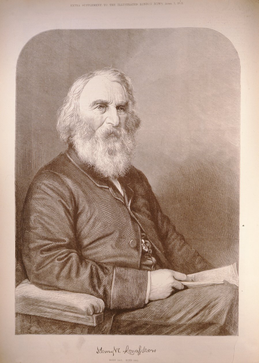 Henry Wadsworth Longfellow by English School