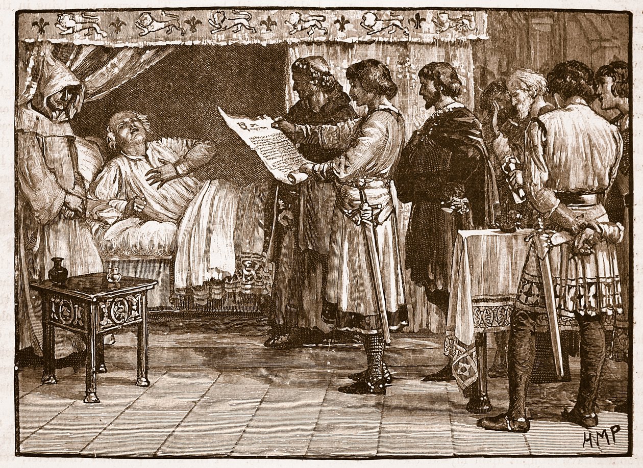 Henry receiving the news of John