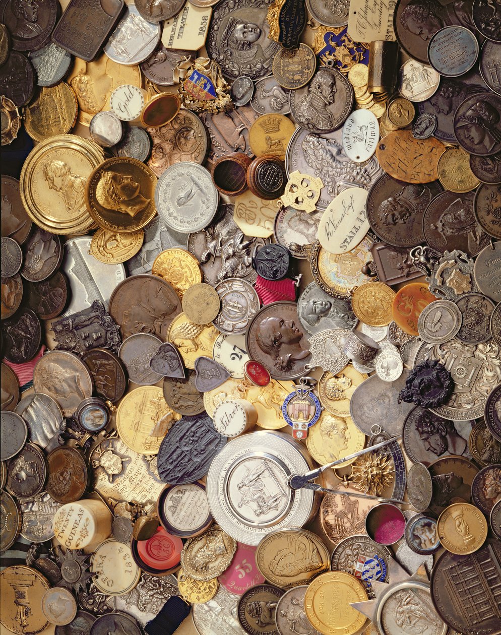 Historical medals, coins and badges, 1600-1900 by English School