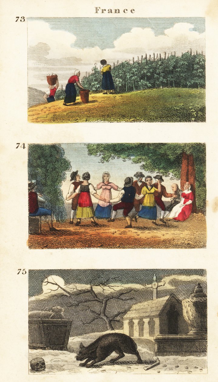 Historical Views of France by English School