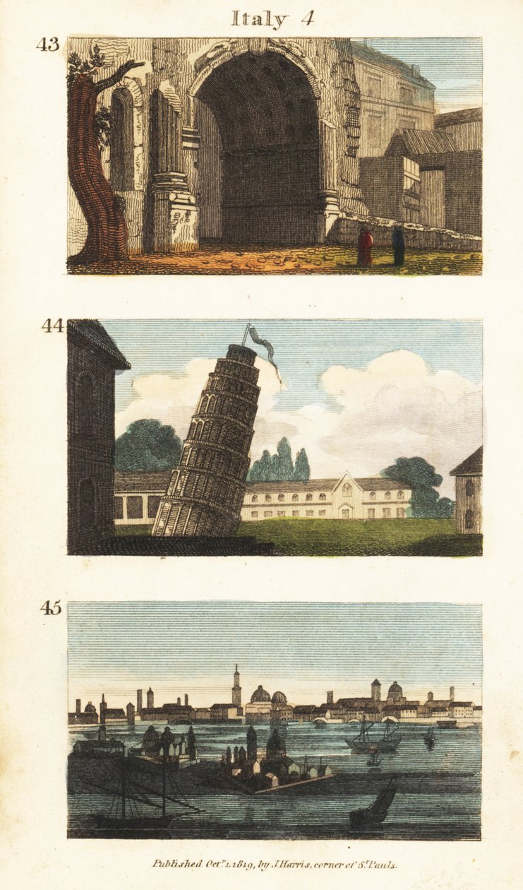 Historical Views of Italy by English School