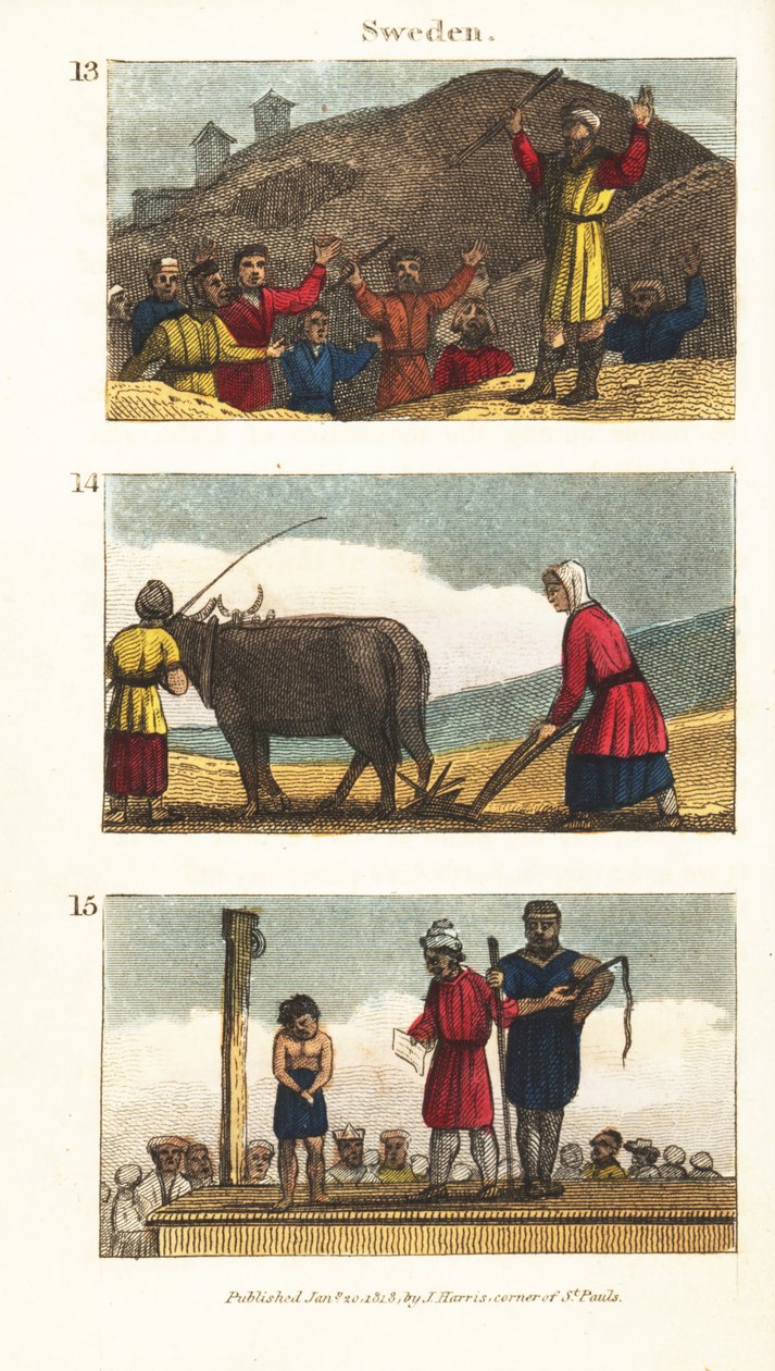 Historical Views of Sweden by English School