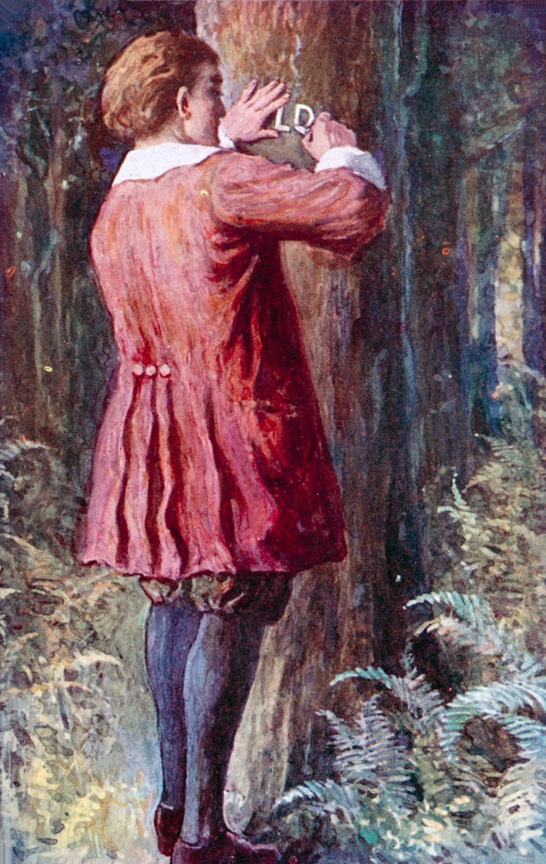 I Carved LD Upon It by English School