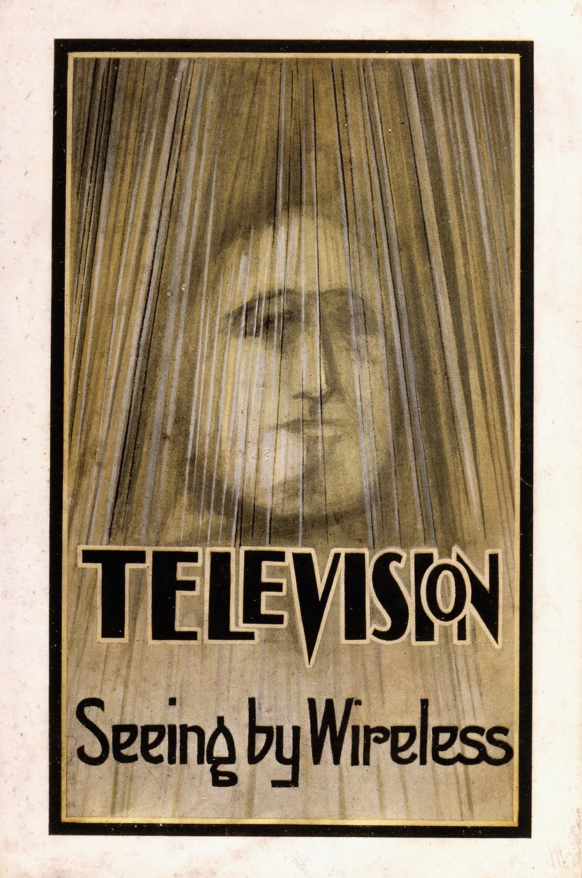 Illustrated Dust-Jacket for the First Edition of Television, 1926 by English School
