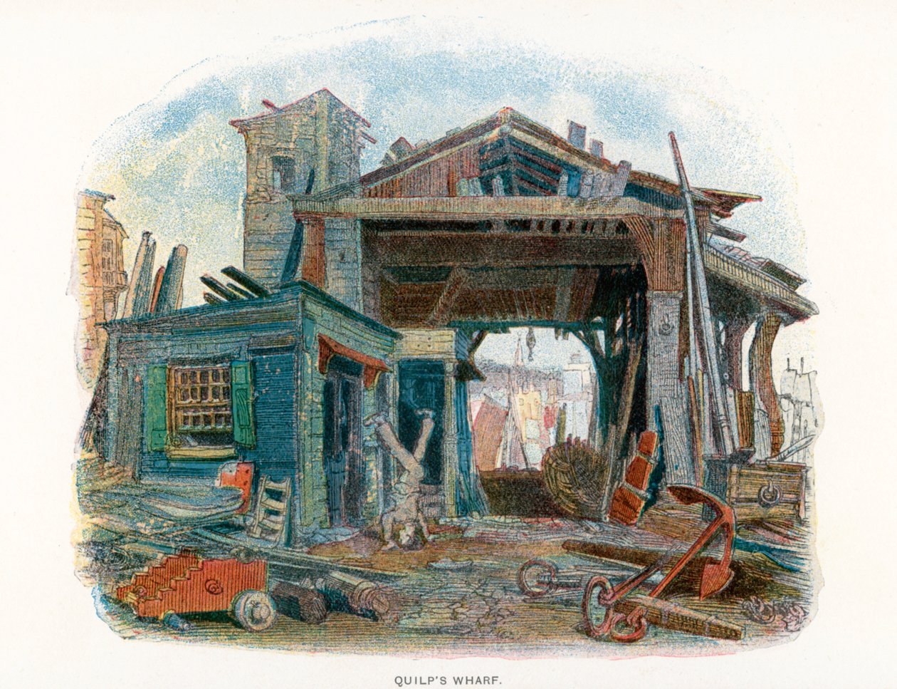 Illustration for The Old Curiosity Shop by English School