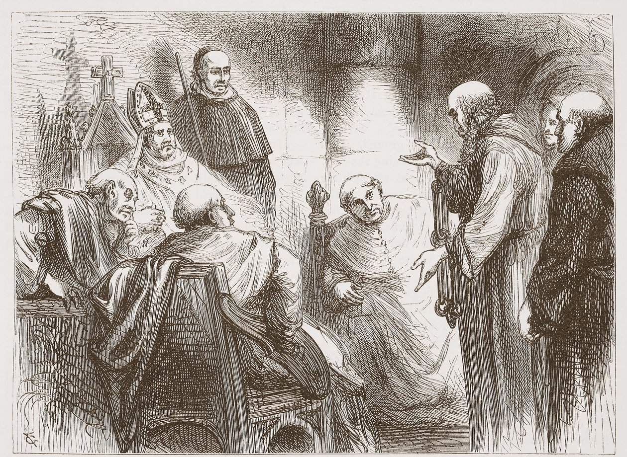 Illustration from The History of Protestantism by English School