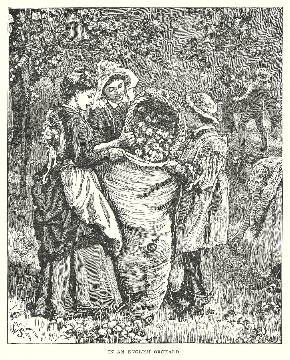 In an English Orchard by English School