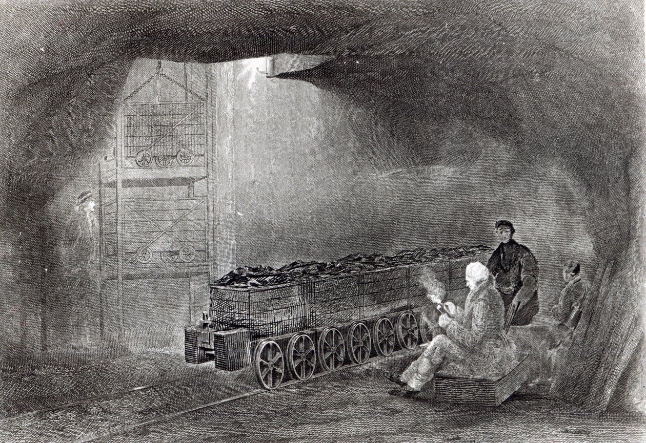 In the Coal Mine, Illustration from 