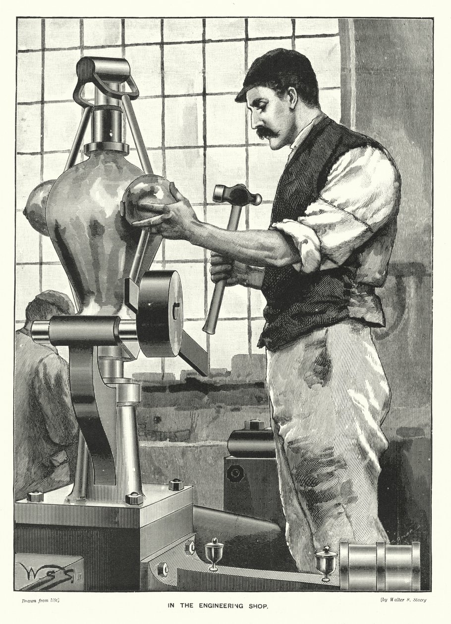 In the Engineering Shop by English School