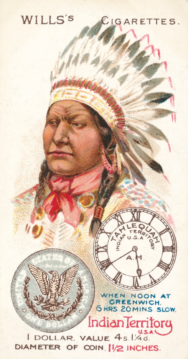 Indian Territory, USA, Dollar by English School