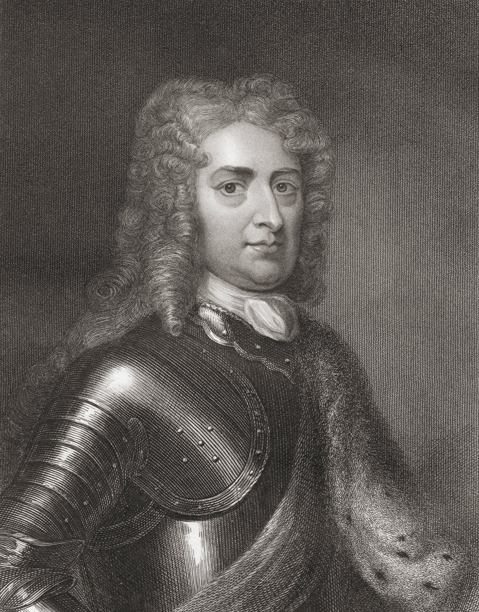 John Churchill 1st Duke of Marlborough from Gallery of Portraits, published in 1833 by English School