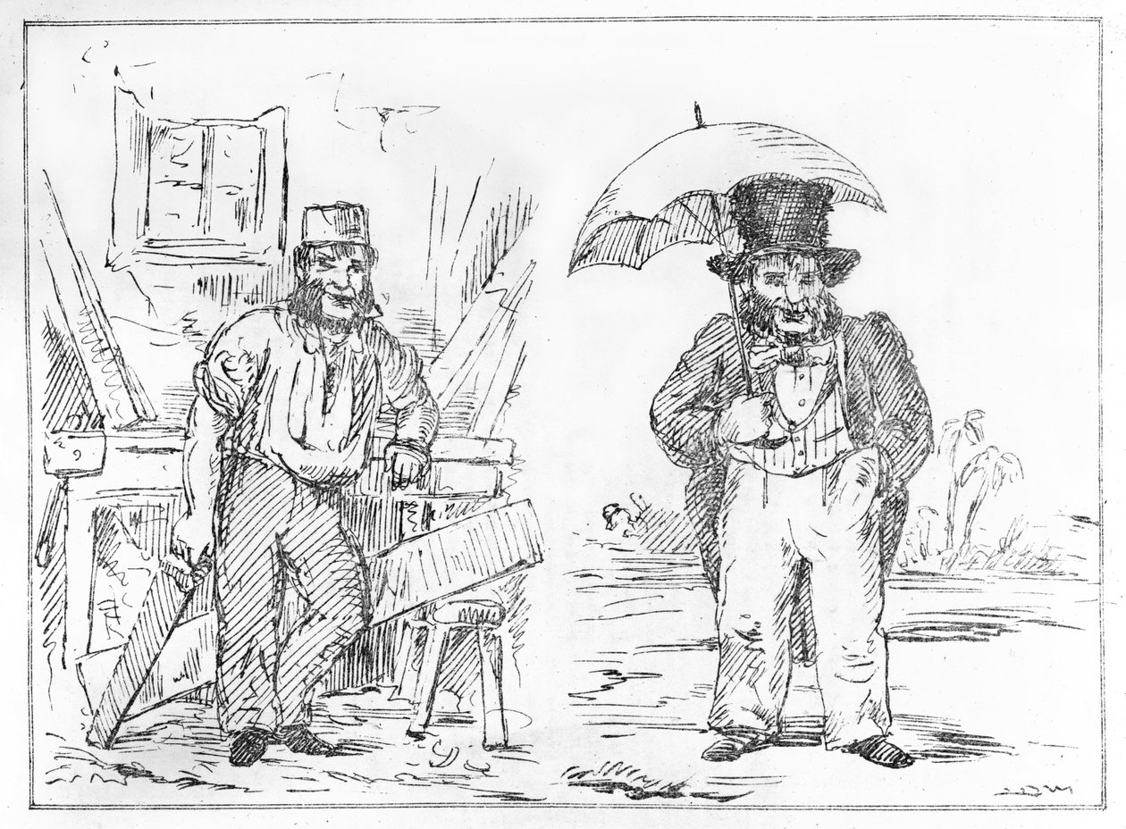 John Dobbs in England and India from the Delhi Sketchbook by English School