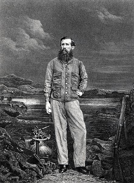 John Hanning Speke, frontispiece for his book 