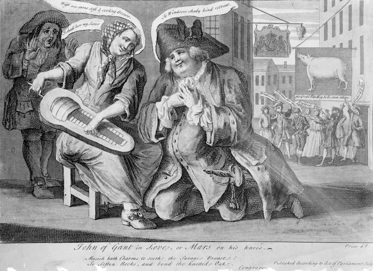John of Gaunt in Love, or Mars on his Knees, 1749 by English School