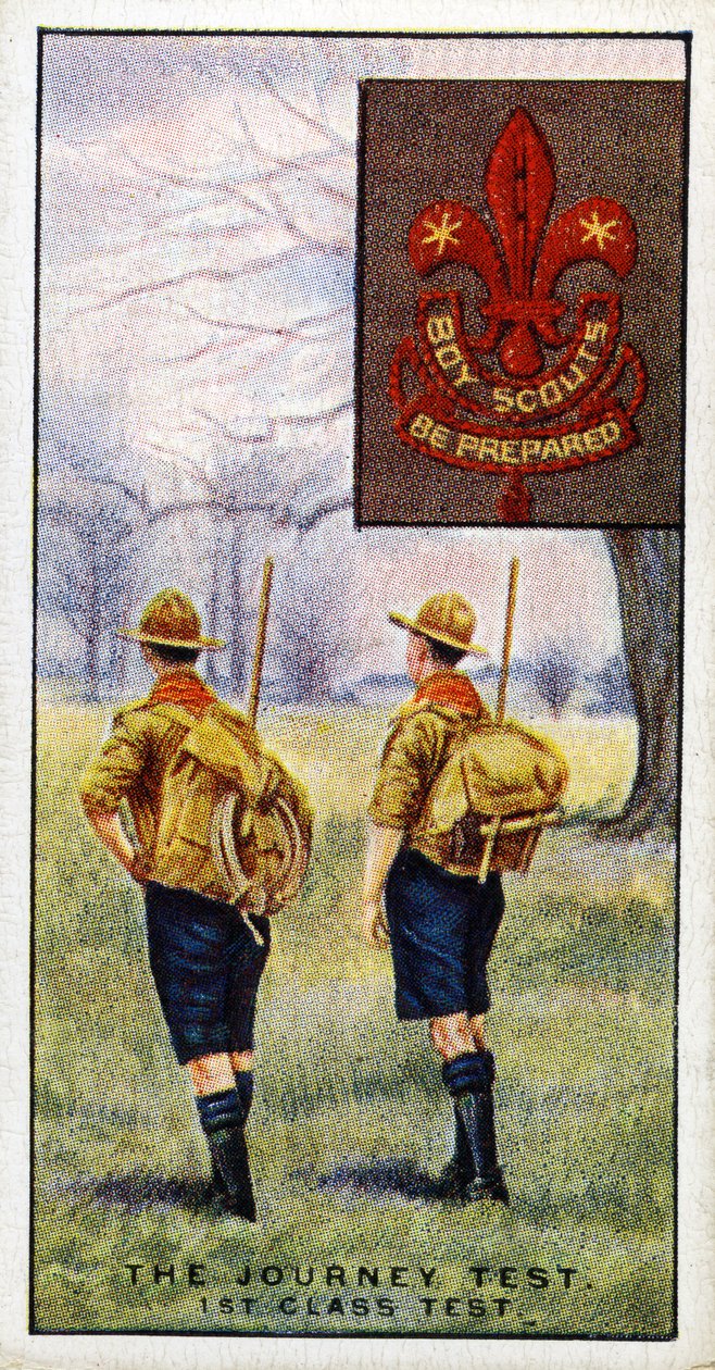 Journey Test for the 1st Class Scouts Badge by English School