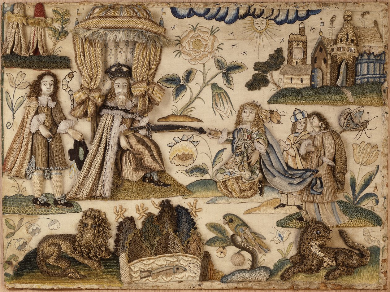 King Ahasuerus and Queen Esther, c.1660 by English School