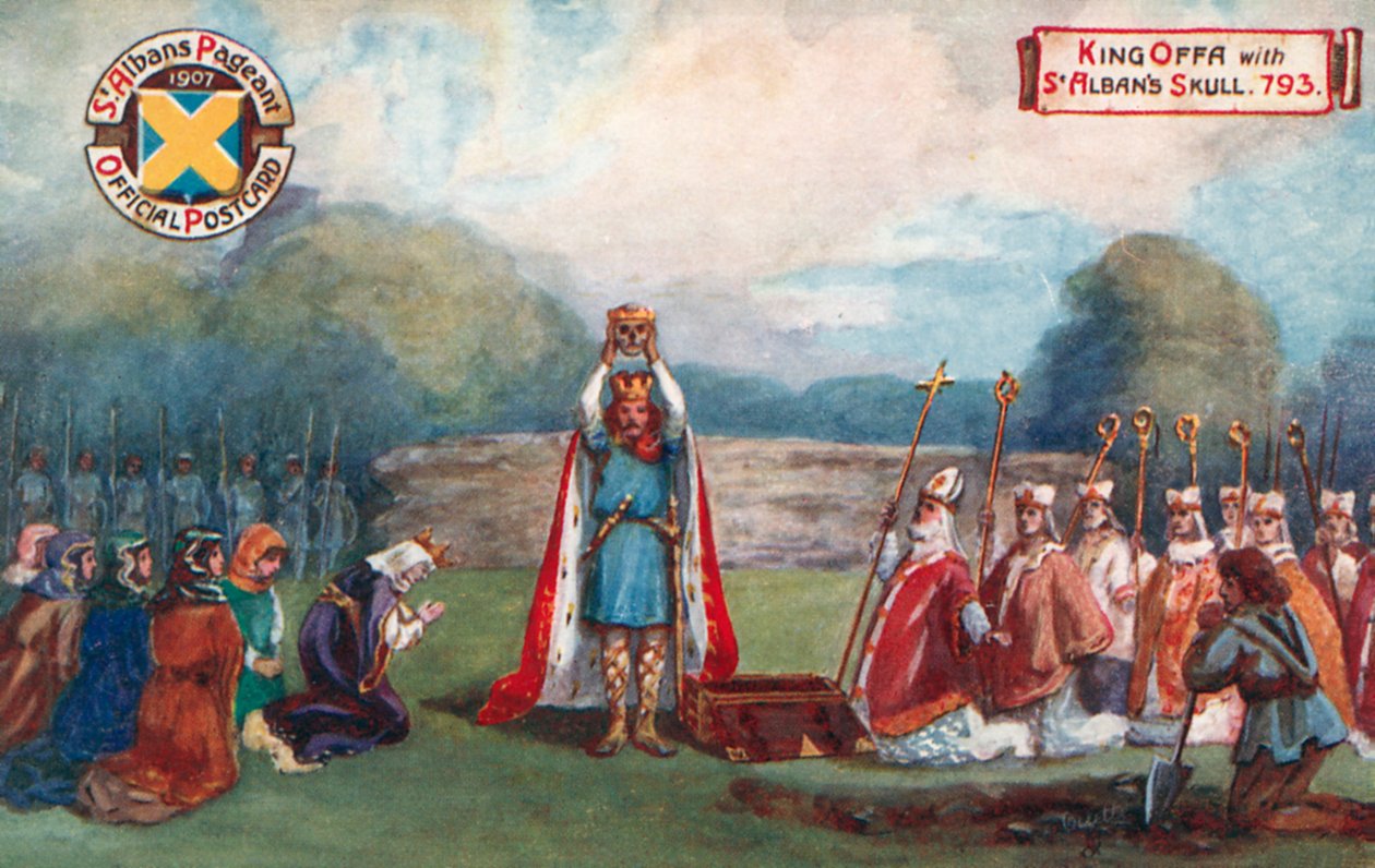 King Offa with St Alban