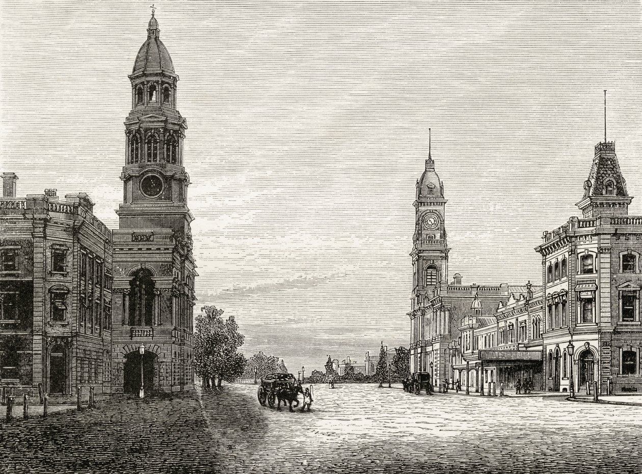 King William Street, Adelaide, from 