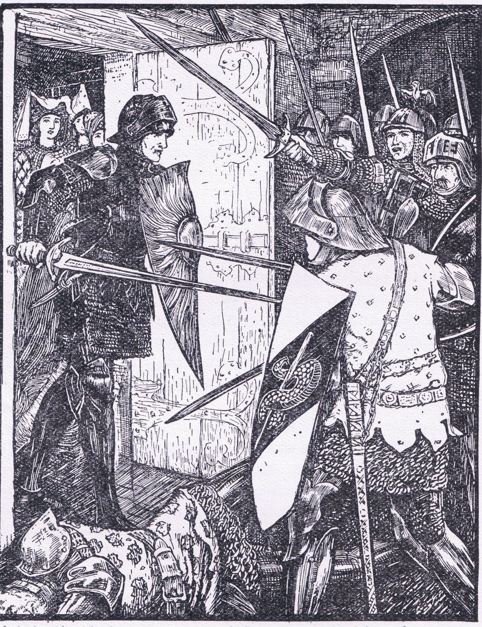 Lancelot comes out of Guenevere