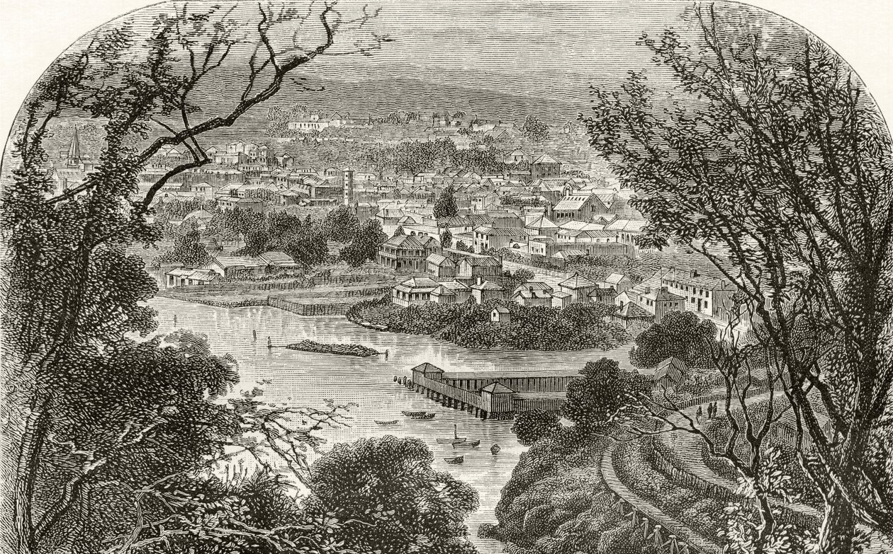 Launceston, Tasmania, from 