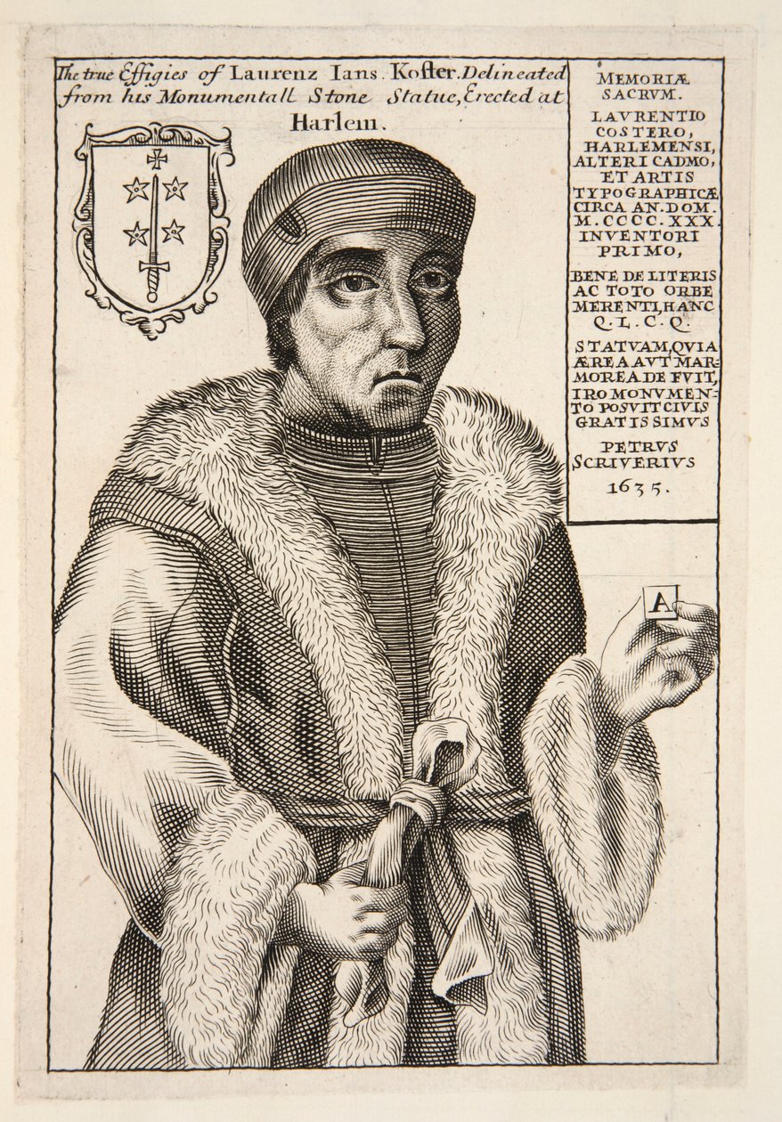Laurenz Jans Koster by English School