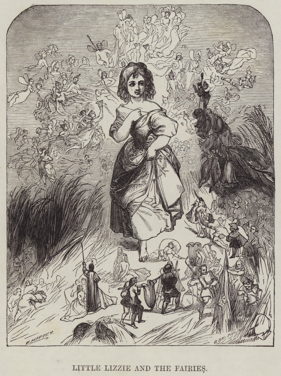 Little Lizzie and the fairies by English School