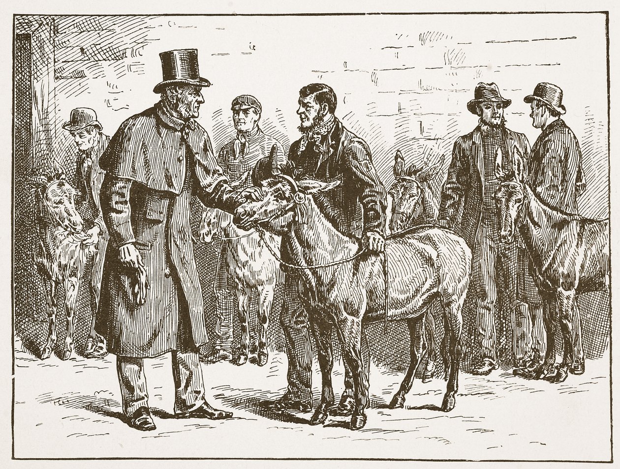 Lord Shaftesbury inspecting a costermonger