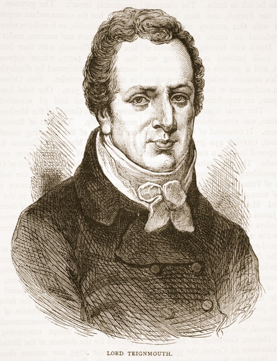 Lord Teignmouth, Illustration from Cassell