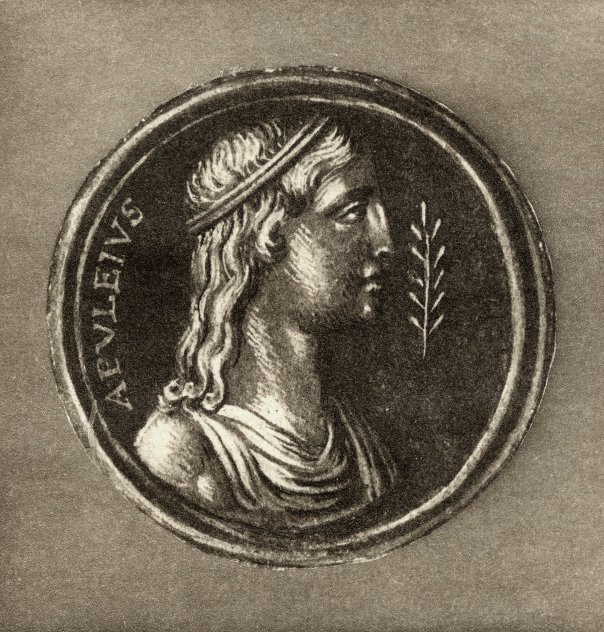 Lucius Apuleius, from the frontispiece to The Story of Cupid and Psyche ...