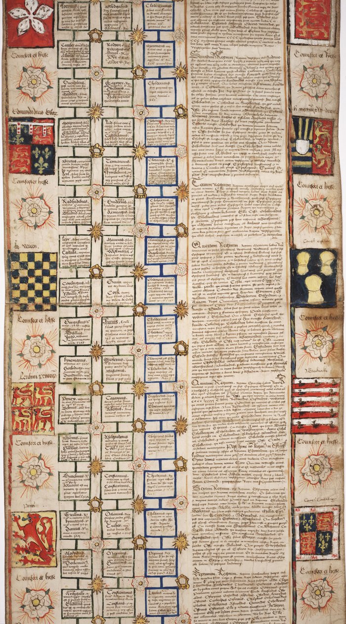 Chronicle of the History of the World from Creation to Woden, with a Genealogy of Edward IV, c.1461 by English School