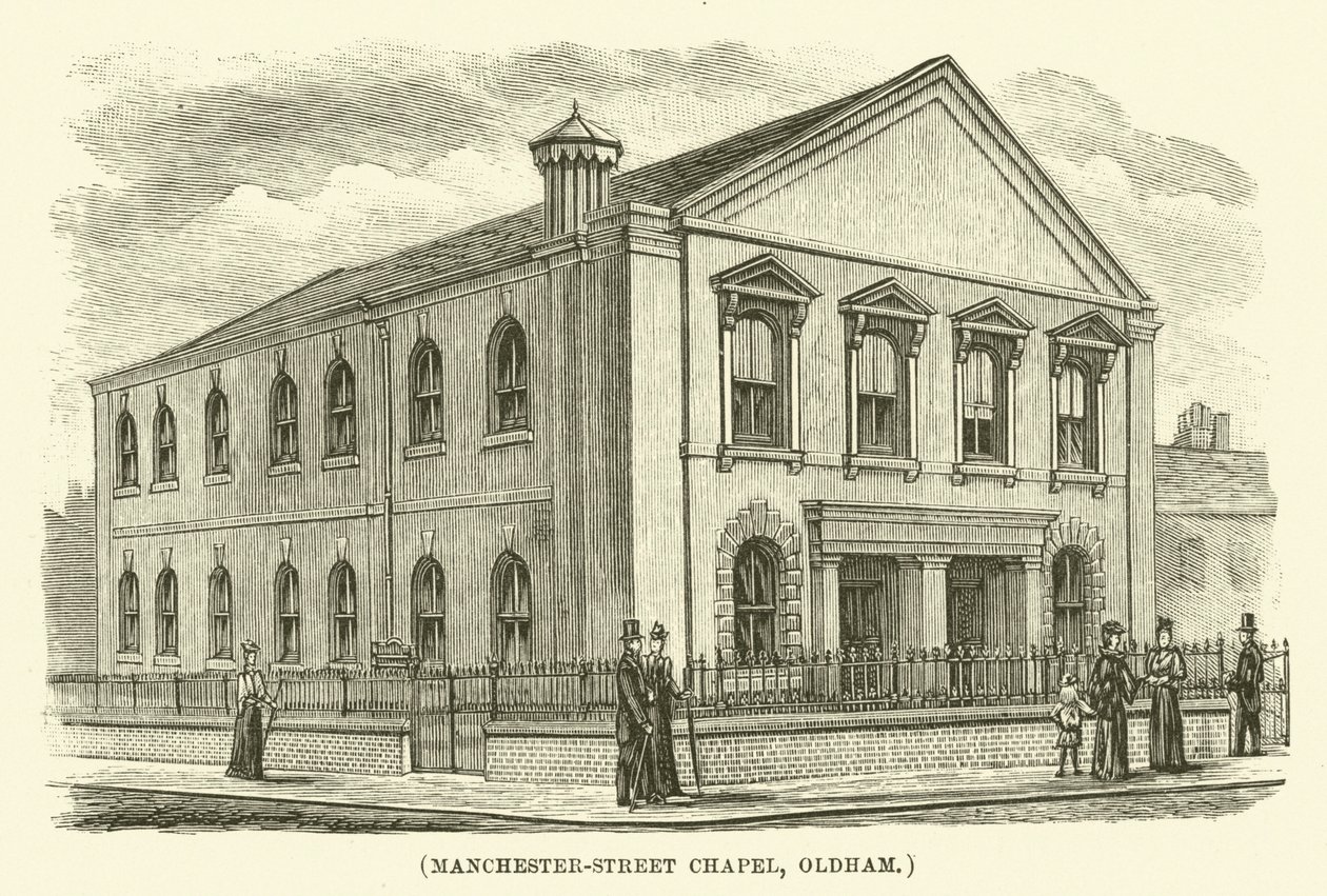 Manchester-Street Chapel, Oldham by English School