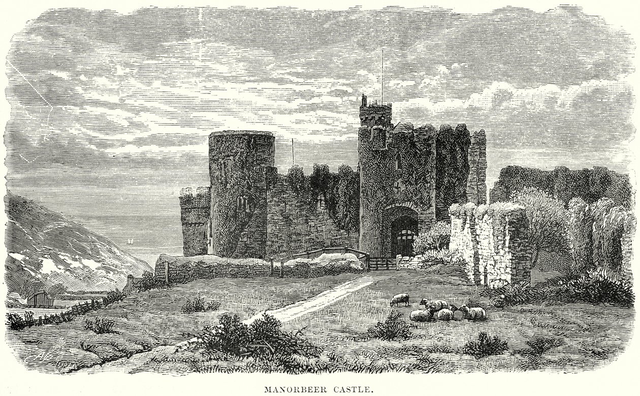 Manorbeer Castle by English School