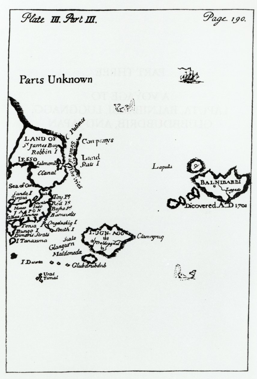 Map from Gulliver