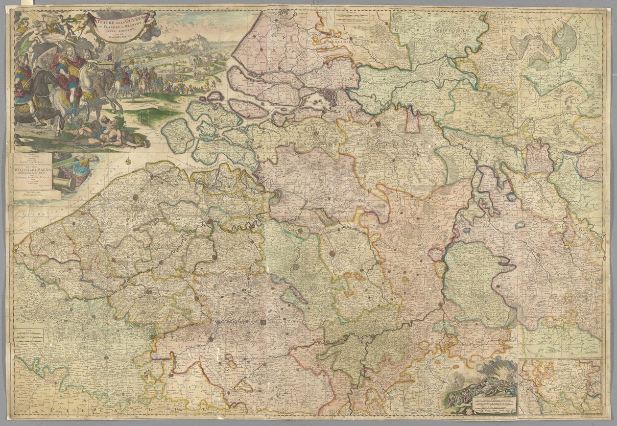 Map of Belgium by English School