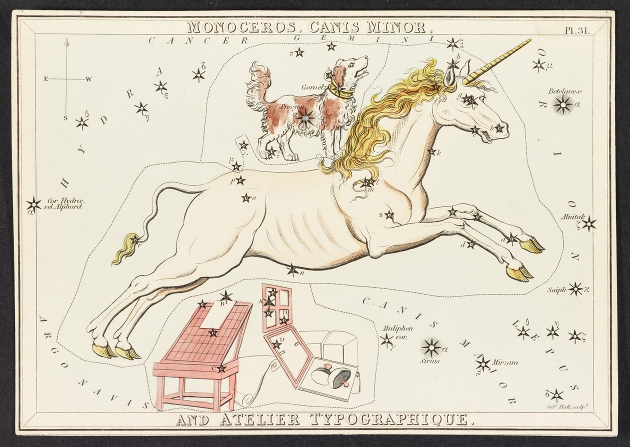Monoceros. Canis Minor. And Atelier Typographique, from 
